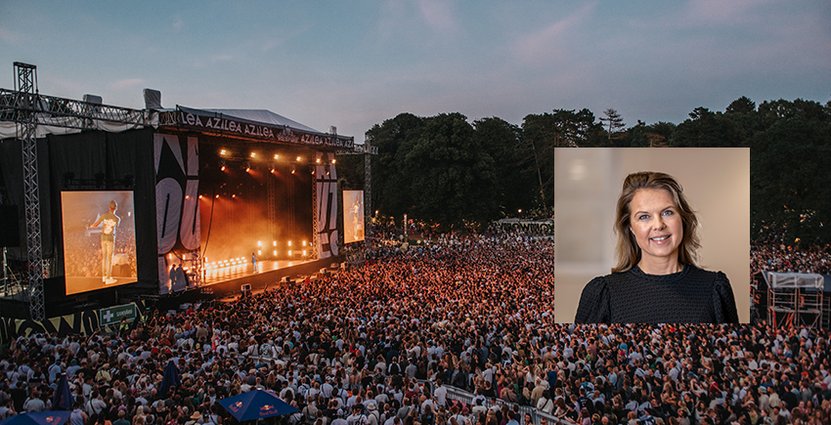 Way out West deltar i initiativet Greentopia. Foto: Timothy Gottlieb Linda Mannerby, Visit Sweden