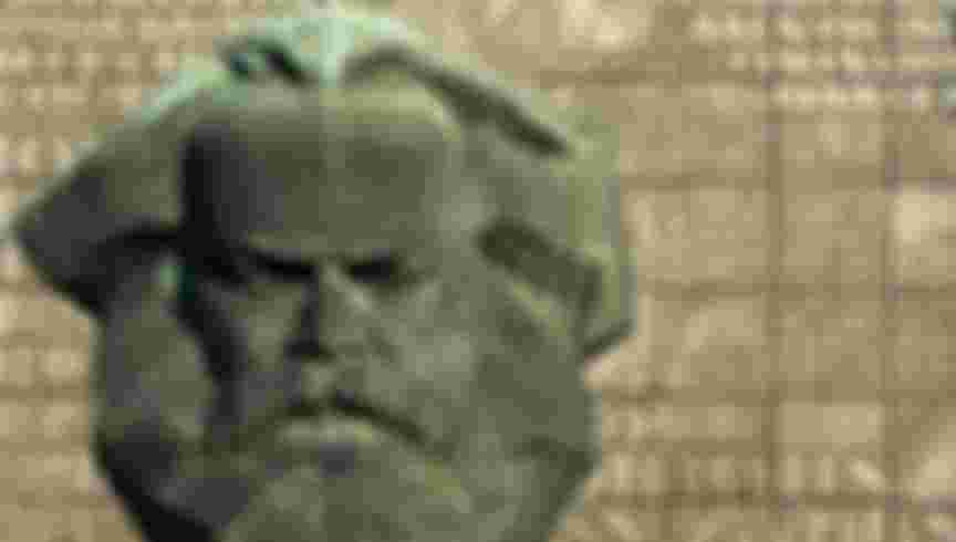 A monument to Karl Marx in Chemnitz, Germany. Credit: Shotshop GmbH / Alamy Stock Photo