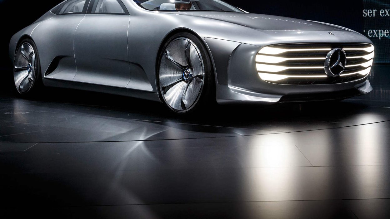 Mercedes konceptbil IAA (Intelligent Aerodynamic Automobile) visades förra året upp i Frankfurt.