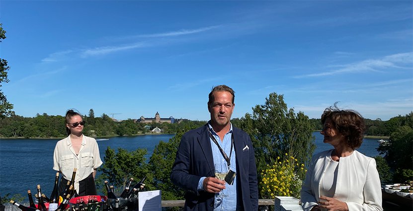 Carl Palmlund, operativ chef på Royal Park Sthlm och Nina Hornewall, kommersiell direktör på Apollo. Foto: Besöksliv