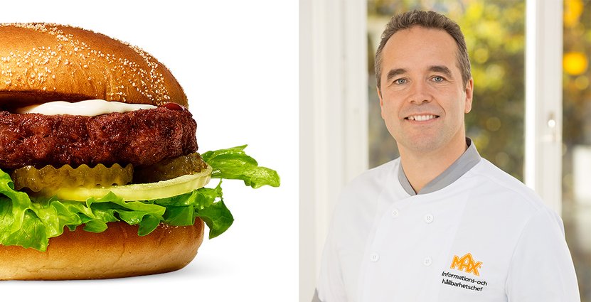 Kaj Török, hållbarhetschef Max Burgers. Foto: Pressbild
