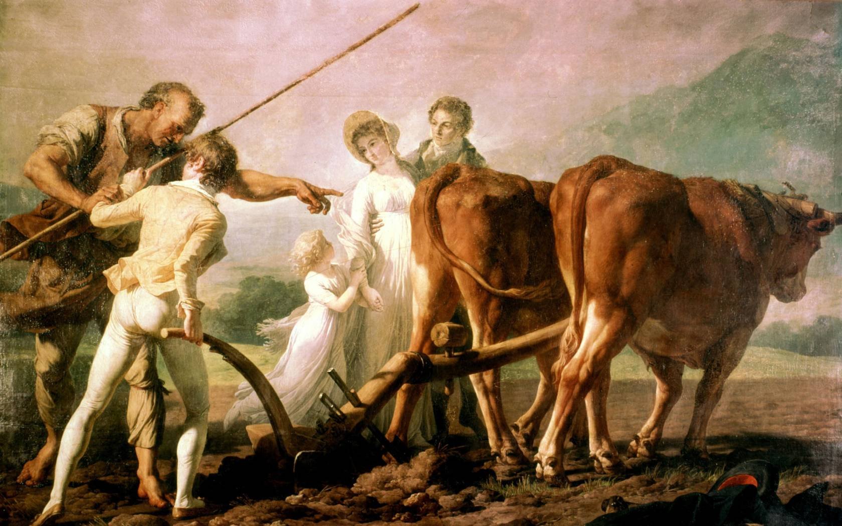 An illustration of Jean-Jacques Rousseau's Emile.