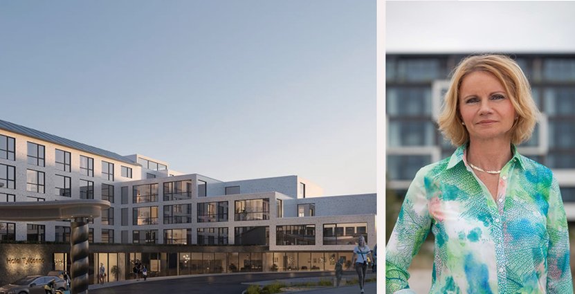 Så här kommer Hotel Tylösand se ut när man byggt ut hotellet. Foto: Hotel Tylösand