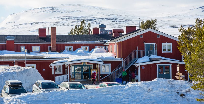 STF:s fjällstation i Grövelsjöfjällen har problem med att gästerna tappat tron på vintern. Foto: Svenska Turistföreningen 