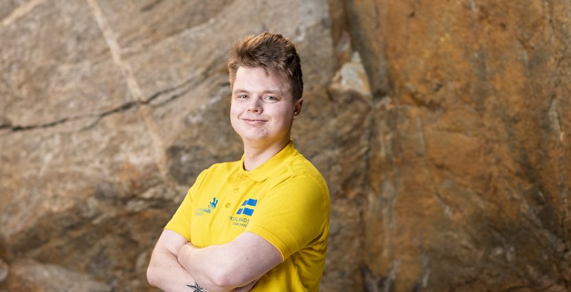 Kocken William Brittsjö känner sig väl förberedd men lite<br />
 nervös inför Yrkes-VM i Kazan. Foto: Worldskills