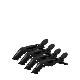 Crocodile clips 4 pcs, black