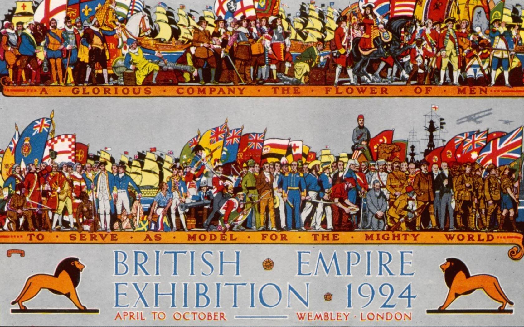 A poster for the British Empire Exhibition, 1924.