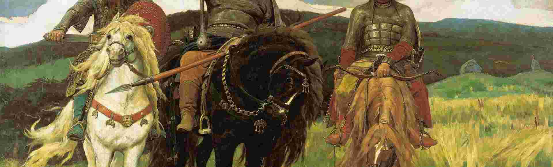 Victor Vasnetsov's 1898 painting, Bogatyrs.