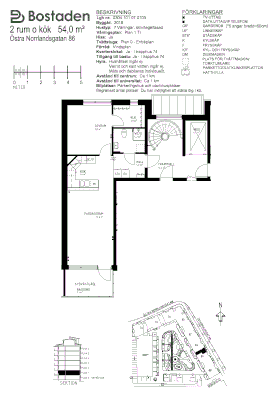 PlanlösningÖstra Norrlandsgatan 86