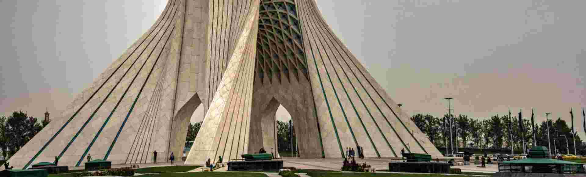 Azadi Tower in Tehran.