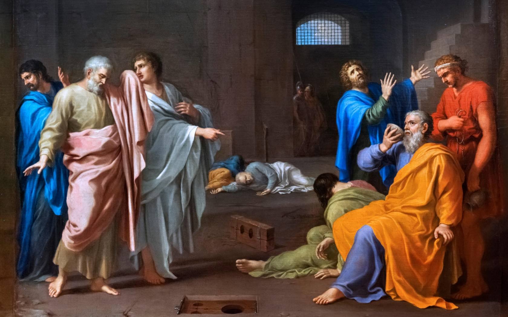 The Death of Socrates by Charles Alphonse Dufresnoy.