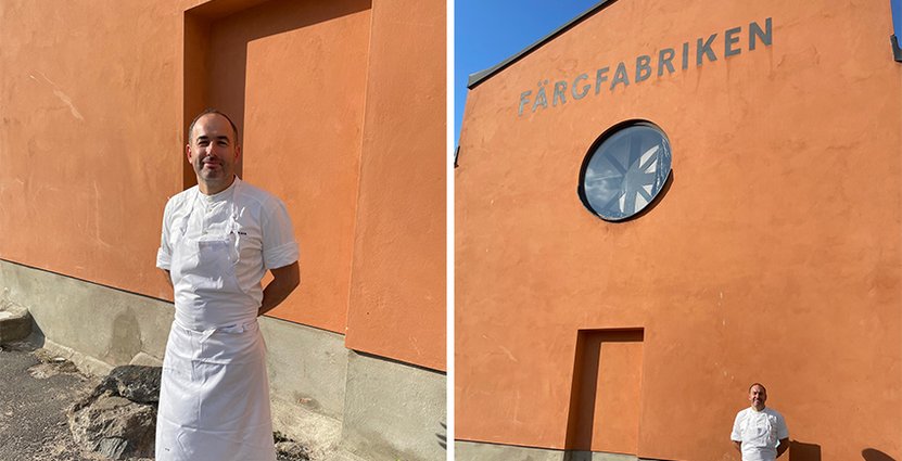Vladimir Janjin är ny kökschef på färgfabriken. Foto: Kim Sjösberg