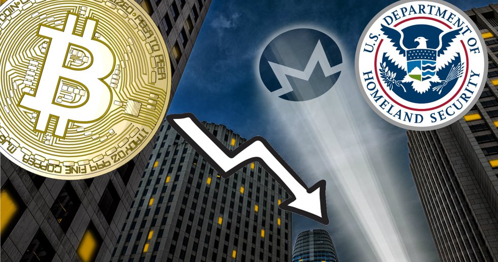 Daily crypto: Lower prices and U.S. authorities want to track monero.