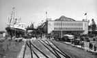 The Polish passenger ship 'Pilsudski' at Gdynia, 1935.