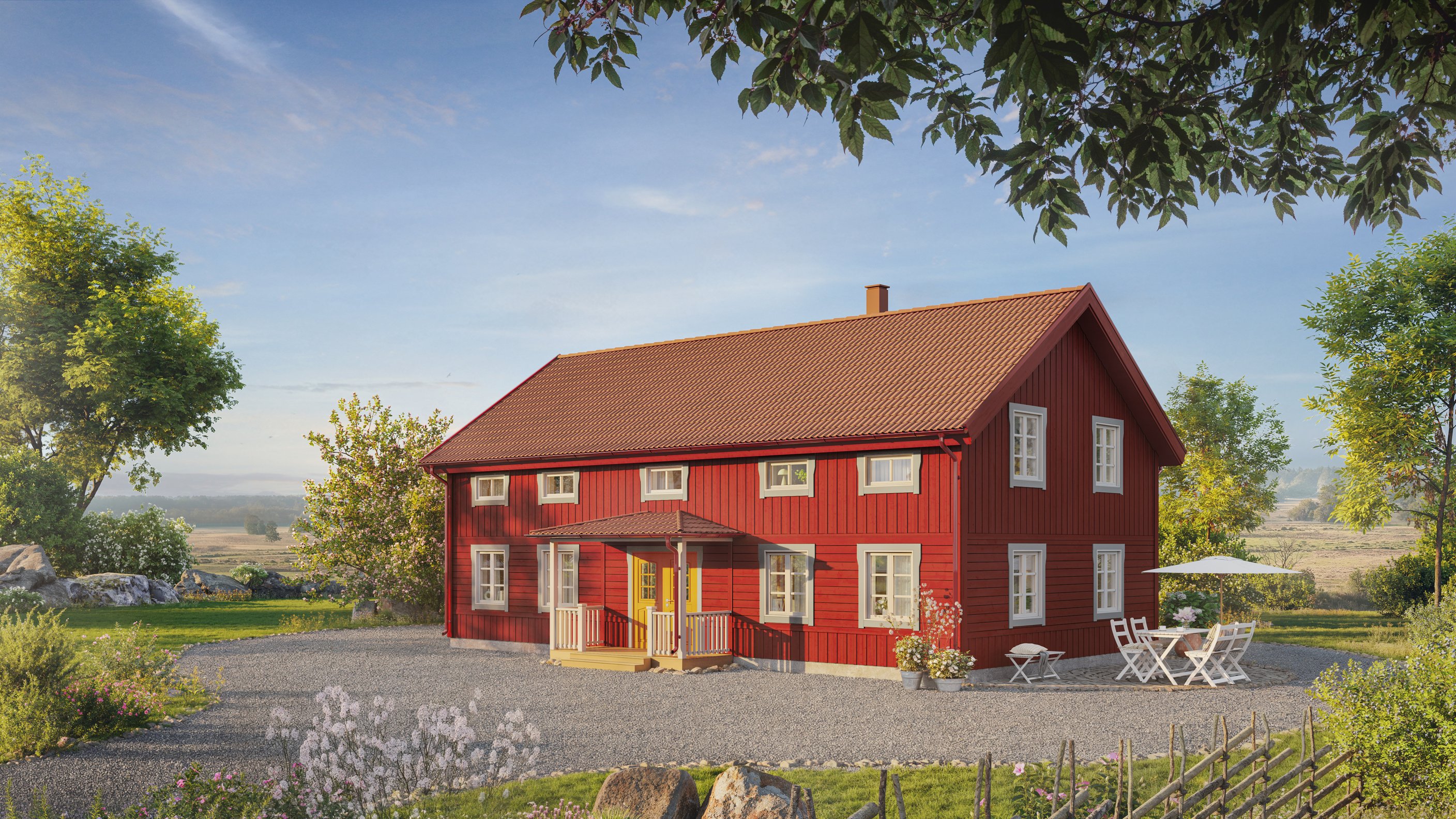 Villa Svanö 1.5-plan