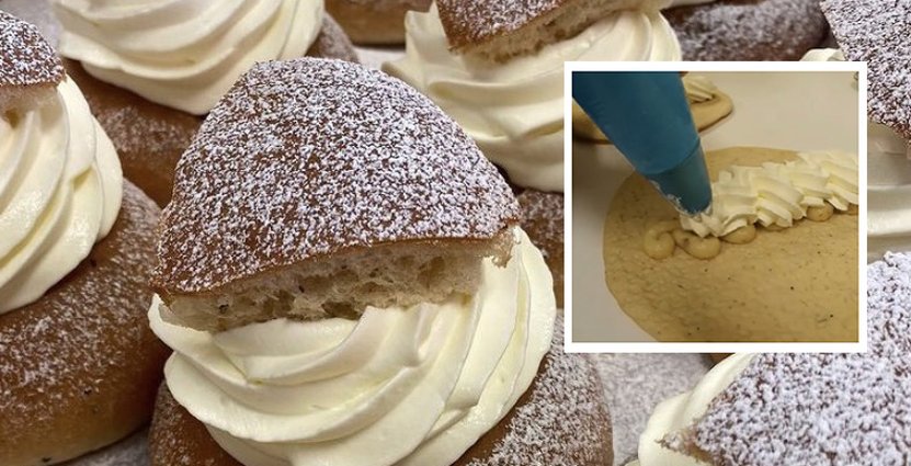 Ritornos klassiska semlor och semmelwrappen från Åre Bageri. 