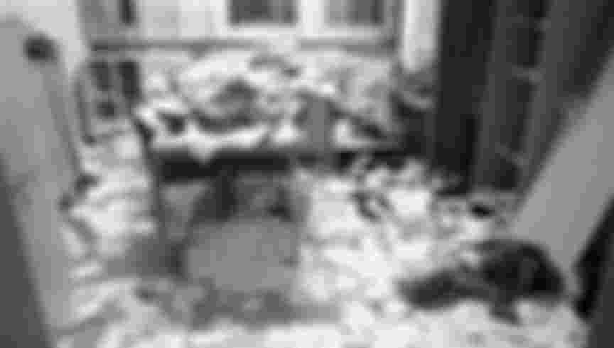 The stormed Stasi headquarters, 1990. Credit: German Federal Archives via Wikimedia.