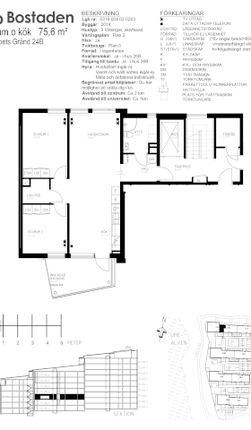 PlanlösningHoppets Gränd 24 B