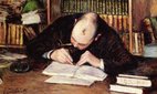 Gustave Caillebotte's Portrait of a Man Writing in His Study, 1885.