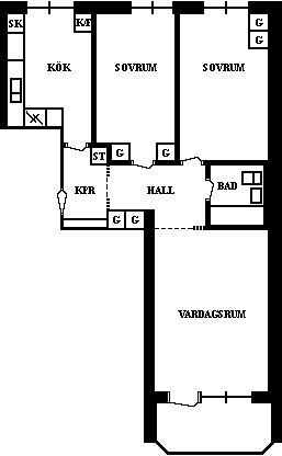 PlanlösningVästra Norrlandsgatan 36 B