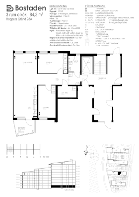 PlanlösningHoppets Gränd 28 A