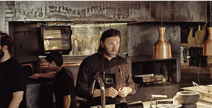 Niklas Ekstedt öppnar sin första restaurang i London – Ekstedt at The Yard. Foto: Pressbild