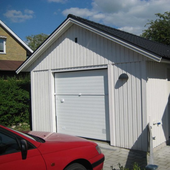 Ett vanligt enkelgarage