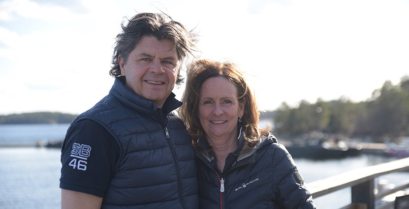 Krister Eriksson och Anna Biörsmark har tagit över Fyrudden.  FOTO: Pressbild 