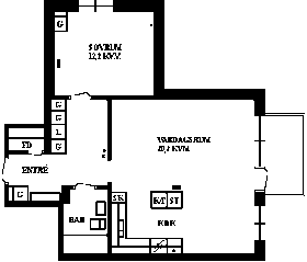 PlanlösningTvistevägen 46