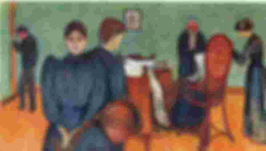 Death in the Sickroom by Edvard Much