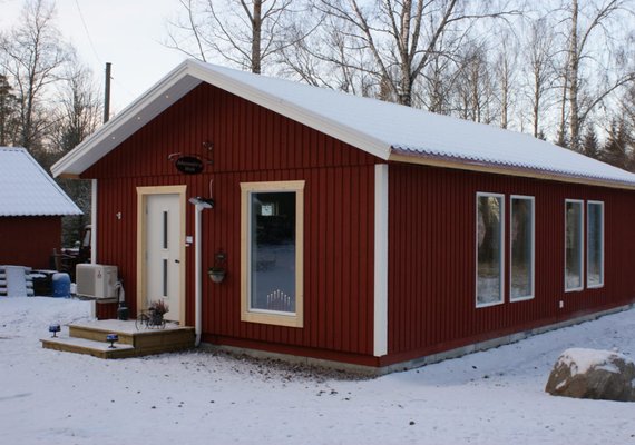 Unique window and door solution shed