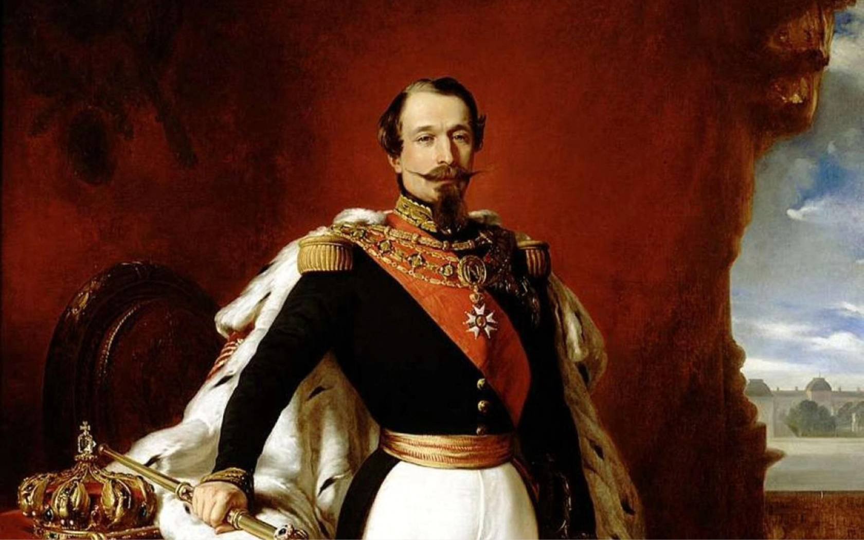 Portrait of Napoleon III in 1853 by Franz Xaver Winterhalter.