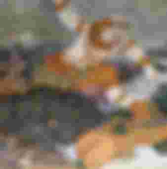 Thai mural in the temple of the Emerald Buddha, Bangkok.