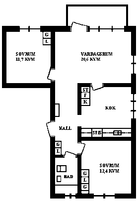 PlanlösningNils Jansvägen 14 A