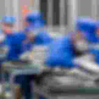 An electronics recycling facility in Shanghai, China.