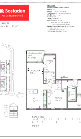 PlanlösningRidvägen 20