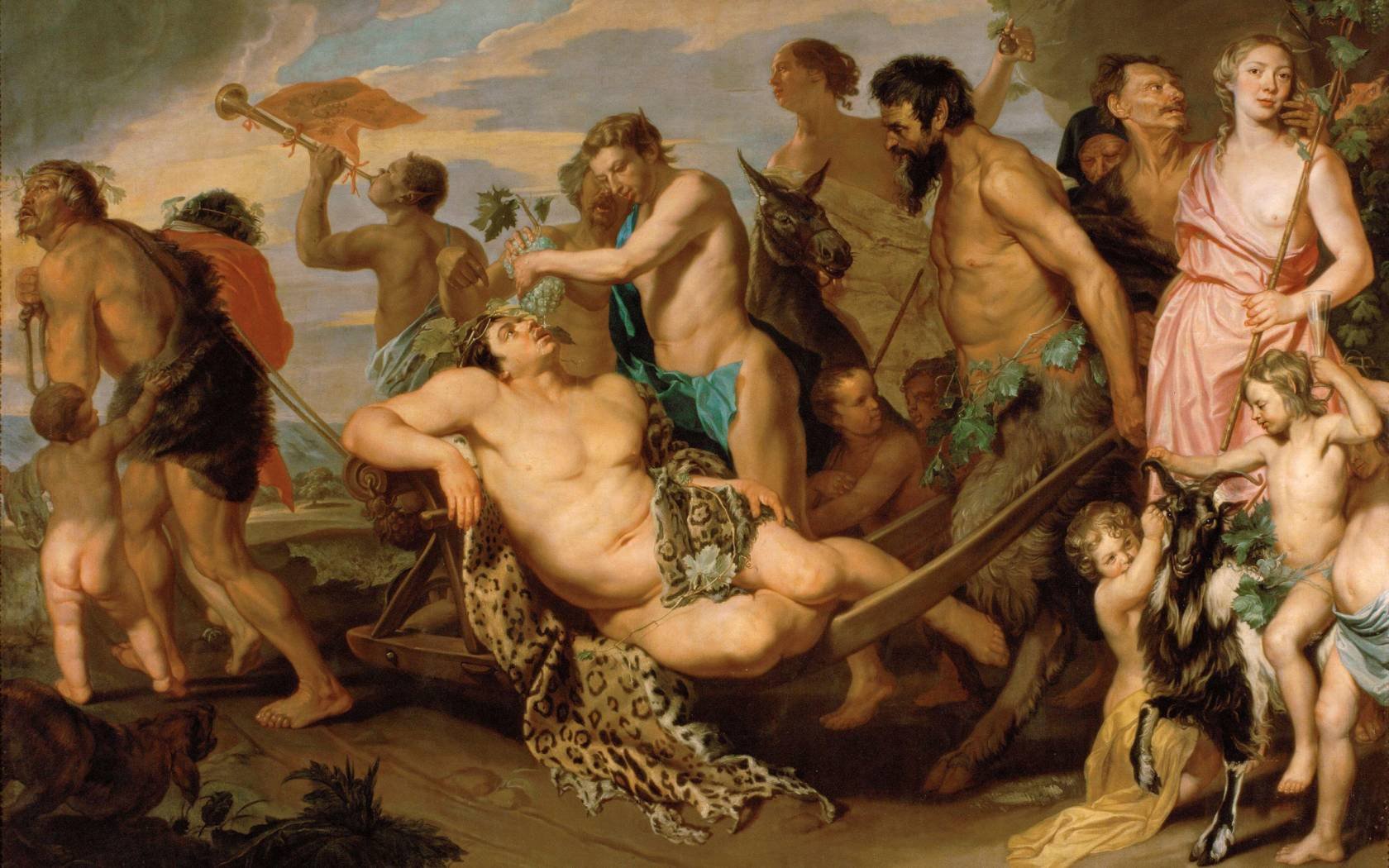 The Triumph of Bacchus by Michaelina Wautier, 1650.