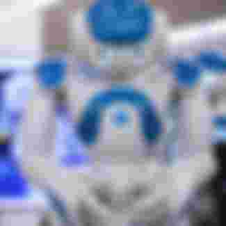 Image: Programmable humanoid robot NAQ. Credit: Lilyana Vynogradova / Alamy Stock Phot