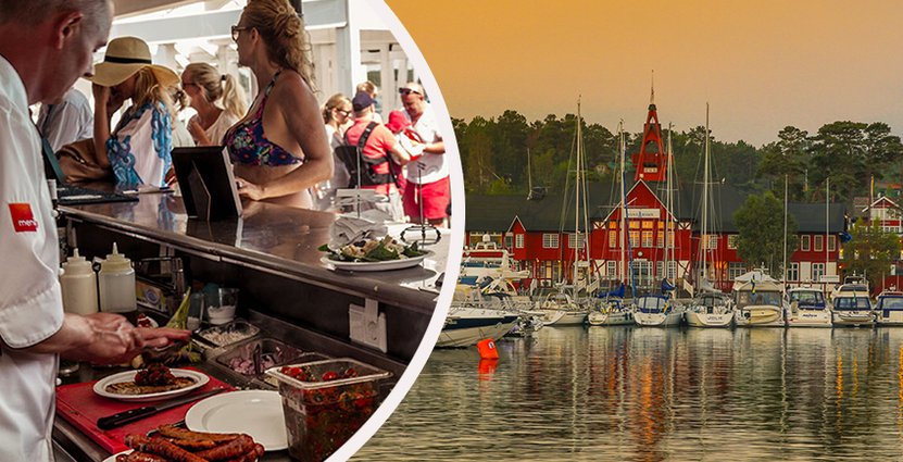 I veckan läggs Sandhamn Seglarhotell ut till försäljning. Foto: Magnus Nilsson