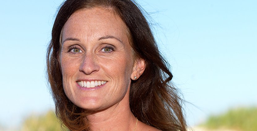 Anna Barkevall driver Böda Sand på norra Öland. 