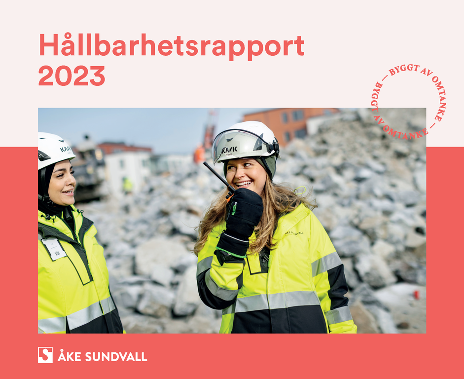 framsida hållbarhetsrapport_åke sundvall 2023