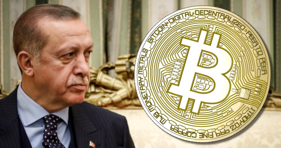 Turkiets president Erdoğan förklarar krig mot kryptovalutor
