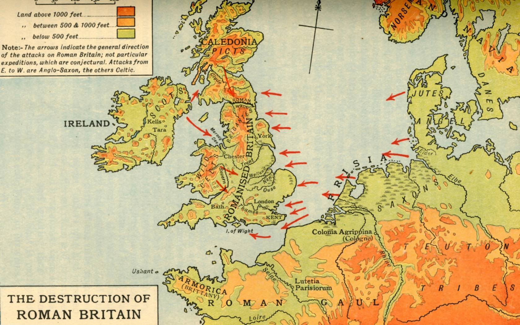 'The Destruction of Roman Britain', 1926.