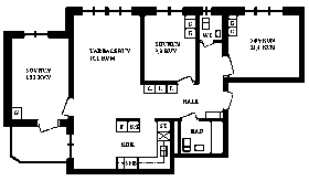 PlanlösningSvedbergsgatan 8 A