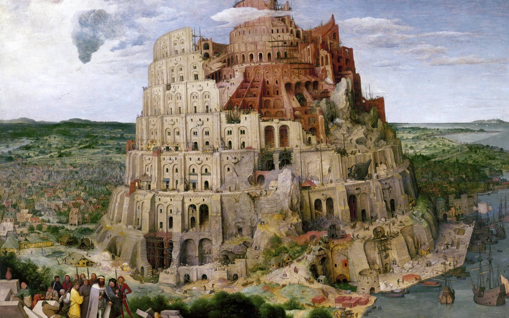 Bruegel the Elder's Tower of Babel, 1563.