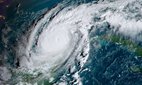 Hurricane Milton in the Gulf of Mexico as it approached Florida.