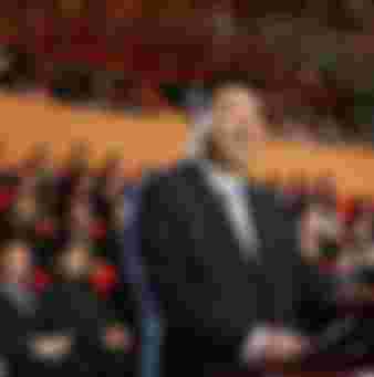 Then Vice President Xi Jinping makes an address in preparation for the 2008 Olympics.