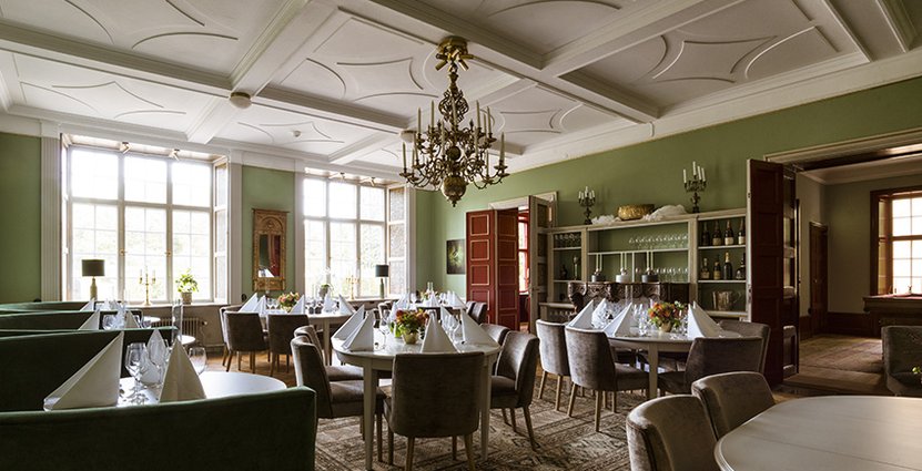 Matsalen på Näsby Slott Foto: Näsby Slott