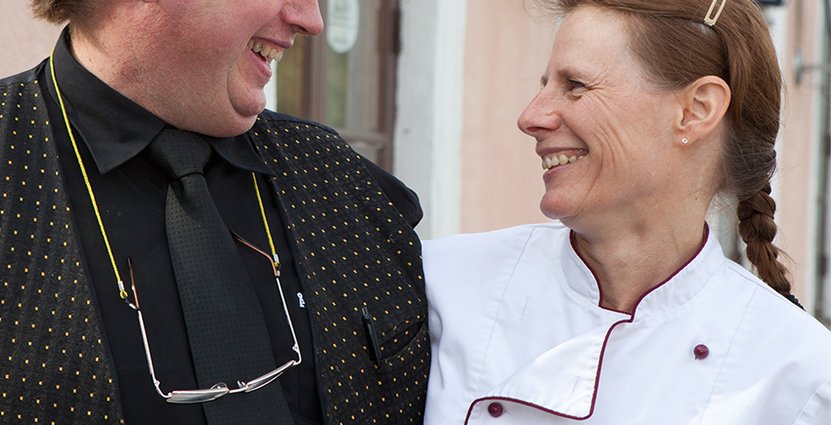 Tillsammans med sin man Johan driver Jeanette Bohman gästgivargården i Skivarp. 