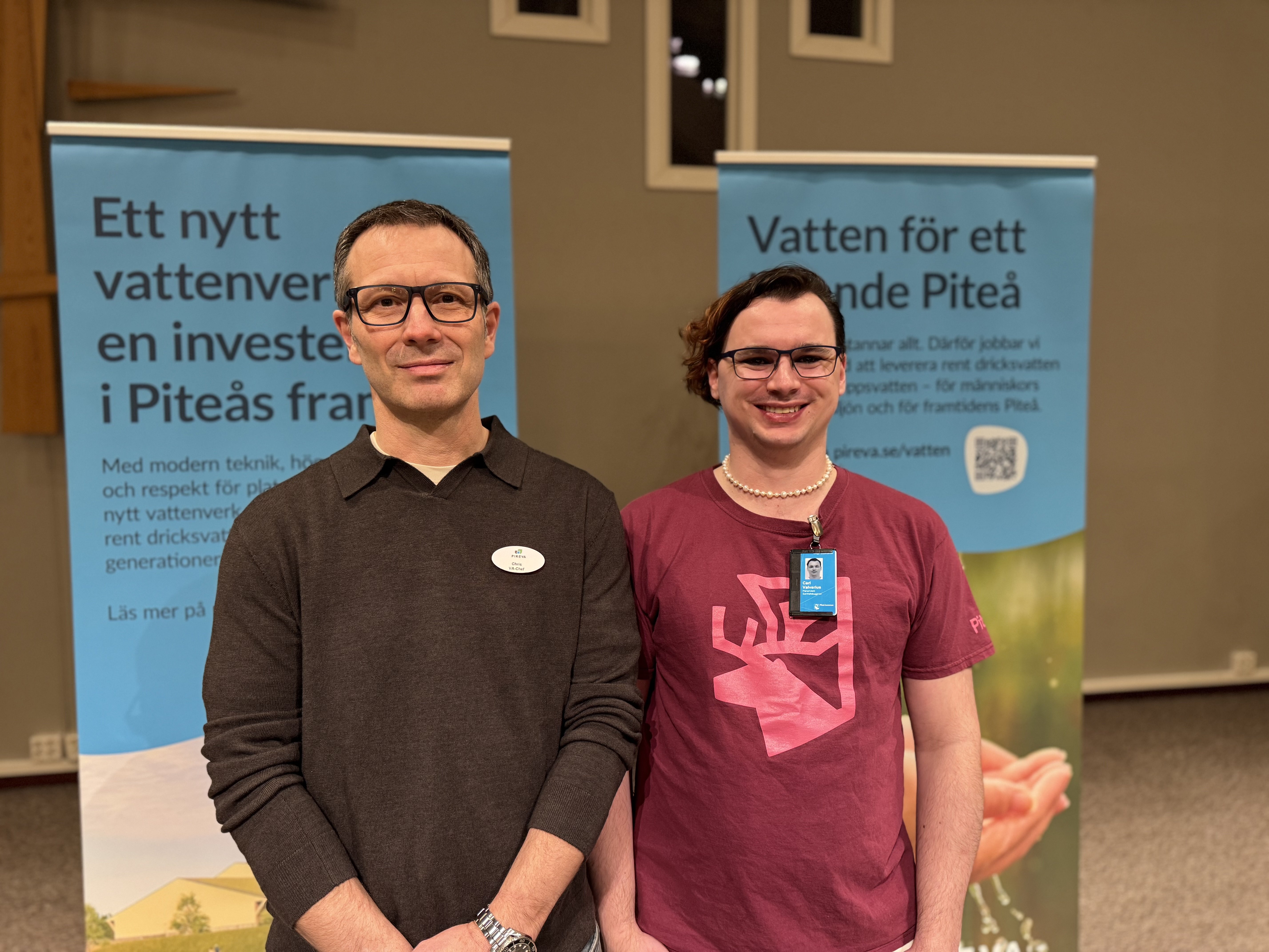 Christophe Martin och Carl Valverius p&aring; samr&aring;dsm&ouml;te